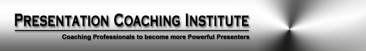 Advanced presentation skills training & coaching, Presentation Coaching Institute, coaching professionals to become more powerful presenters